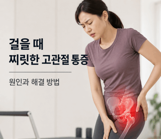 걸을 때 고관절 통증, 단순 근육통일까?