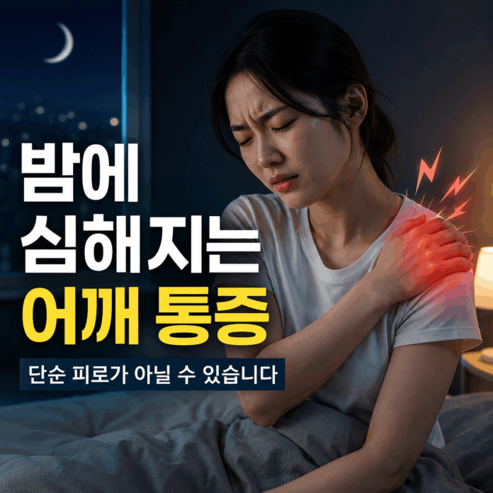 밤에 심해지는 어깨 통증1