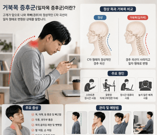 스마트폰과 컴퓨터 사용이 늘면서 증가하는 거북목 증후군, 방치하면 어떤 문제가 생길까?